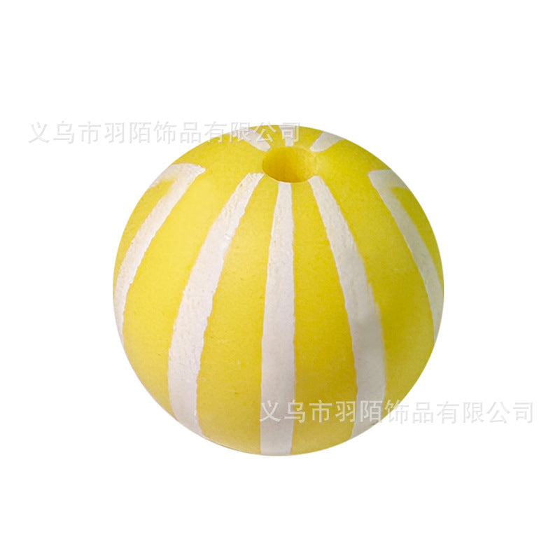Wholesale 50PCS Rainbow Watermelon Silicone Balls